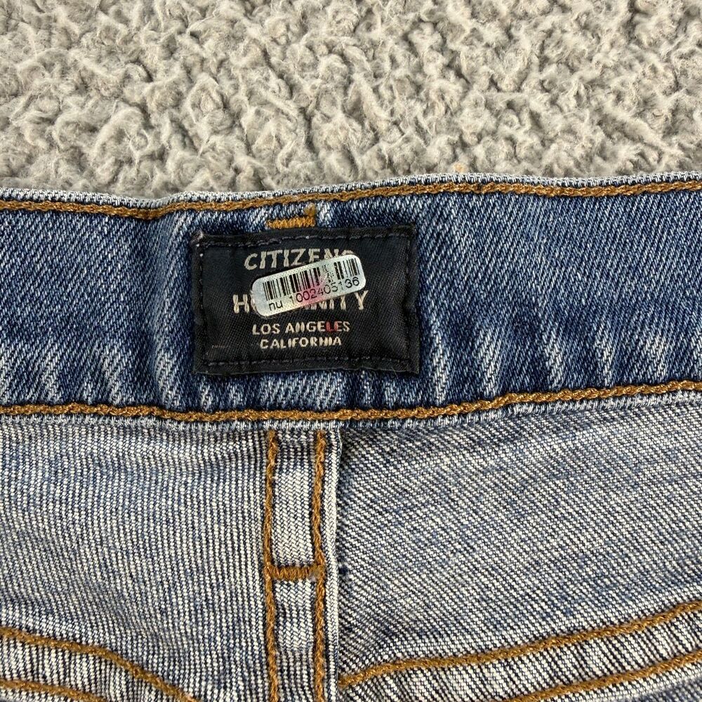 Citizens Of Humanity Georgia High Rise Bootcut Jeans Womens 32 (32x33) Spilt Hem - Picture 4 of 16